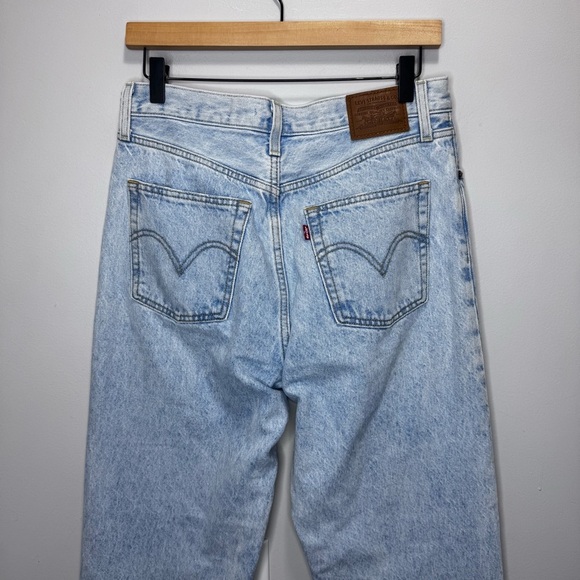 Levi's Ribcage Ankle Straight Leg Button Fly Size 29 100% Cotton - Picture 8 of 16